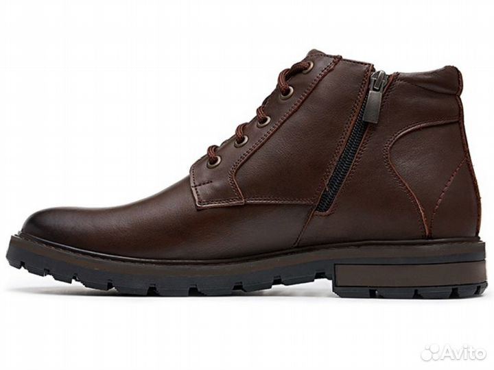 Зимние кожаные новые мужские ботинки 44