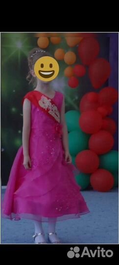 Платье для девочки 116 122 на выпускной