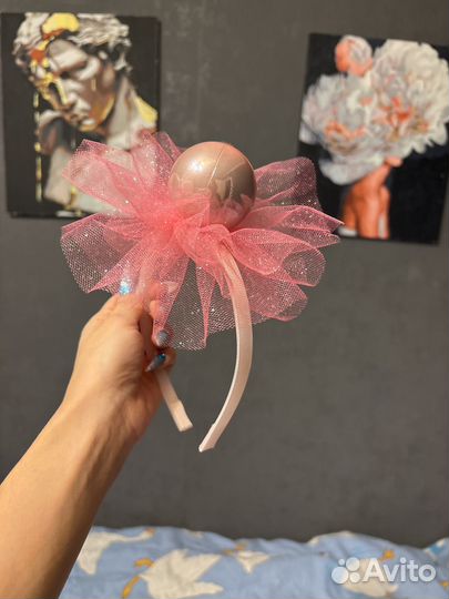 Ободок бусинка