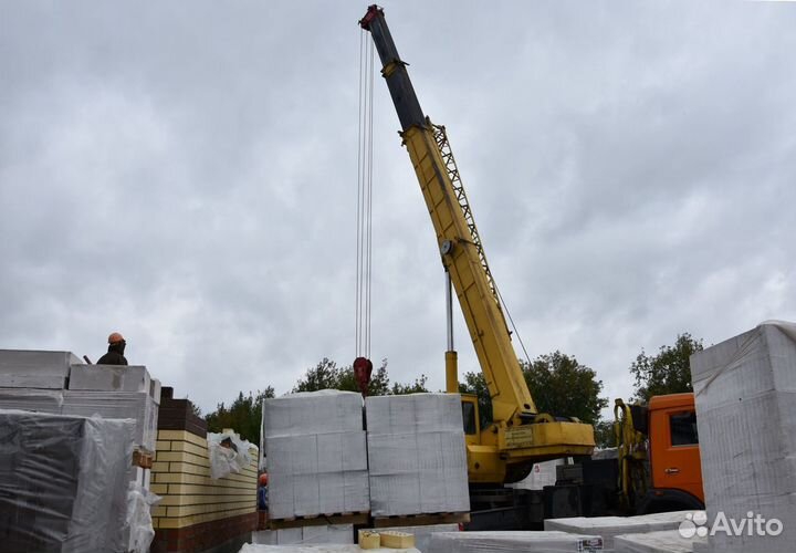 Аренда и услуги автокрана, 25 т, 28 м, с гуськом 9 м