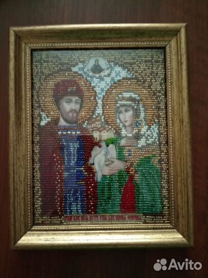 Икона Пётр и Феврония