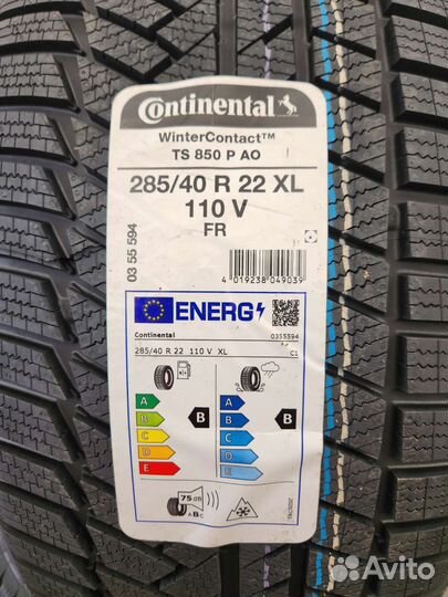 Continental ContiWinterContact TS 850 P 285/40 R22 110V