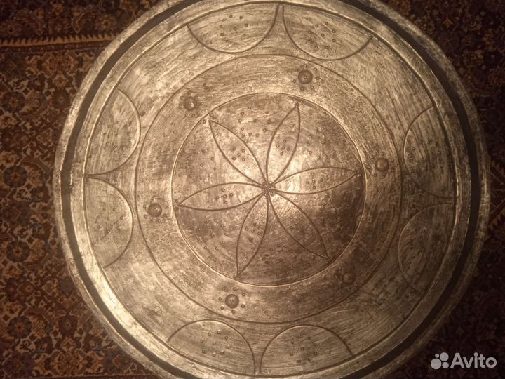 Старинный большой поднос