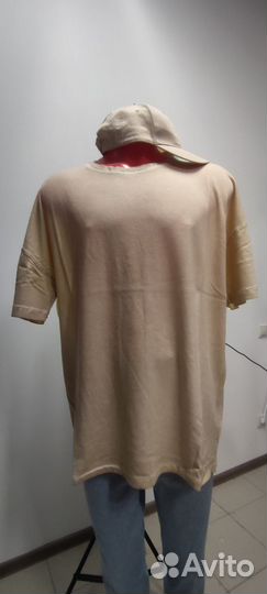 Футболка оверсайз tigha vintage sand