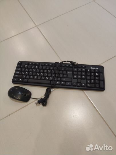 Клавиатура + мышь проводные