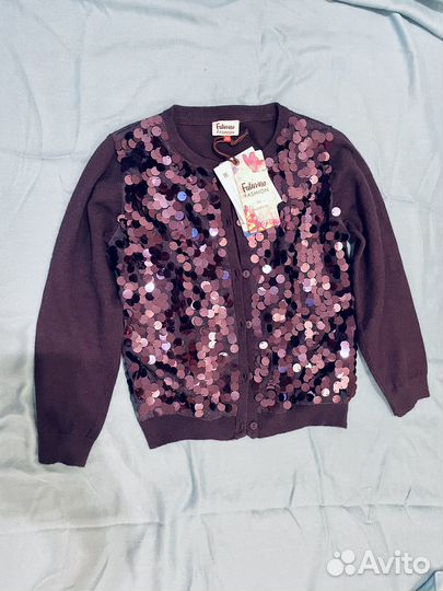 Кардиган для девочки 122 размер, новый