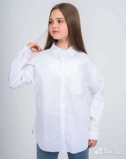 Рубашка школьная новая