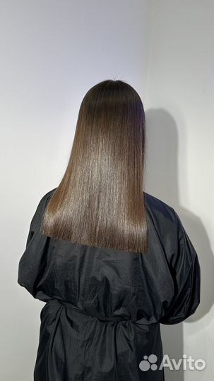 Кератиновое выпрямление