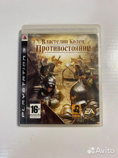 Властелин колец: противостояние ps3