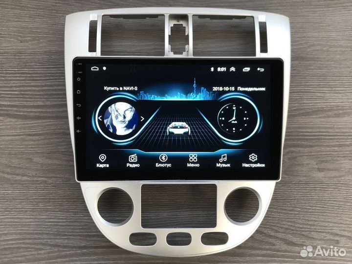 Магнитола TopWay TS7 на Chevrolet Lacetti