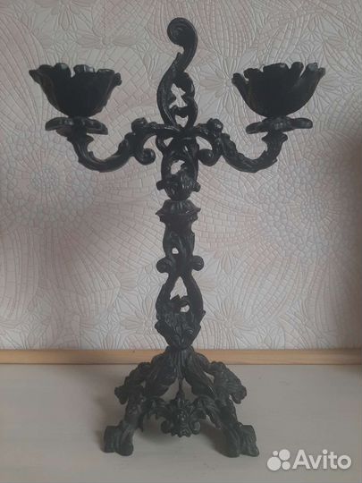 Подсвечник каслинское литьё