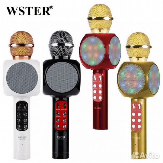 Микрофон караоке светящийся модель WS-1816 оригина