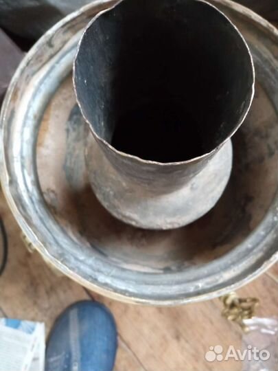 Самовар на дровах старинный