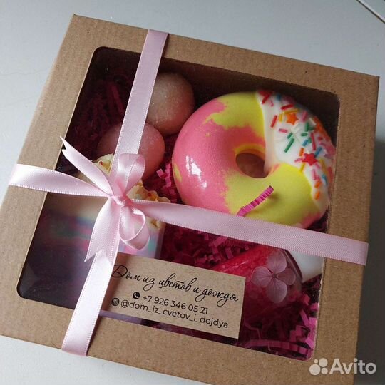 Вкусный подарочный набор для ванны