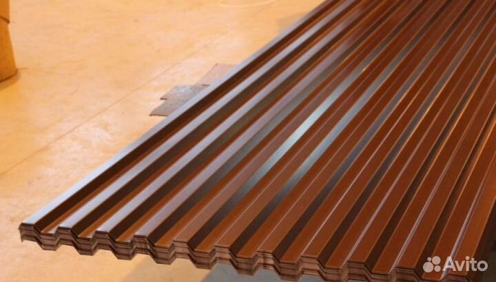 Оцинкованный профнастил С21 6х1,05м