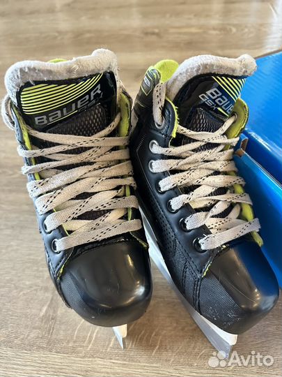 Вратарские коньки bauer yth 12 детские