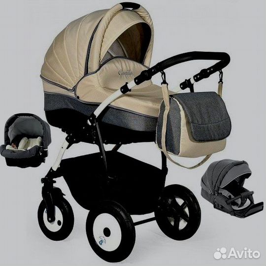Коляска 3в1 Indigo Camila Len,есть доставка