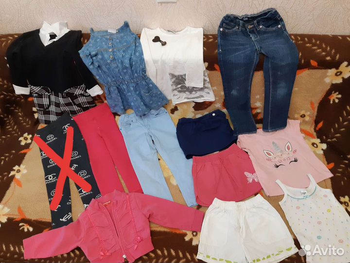 Вещи пакетом на девочку 104