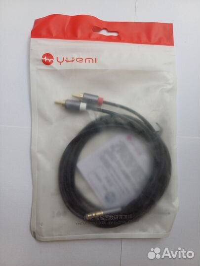 Аудио кабель AUX тюльпаны 3.5мм новый