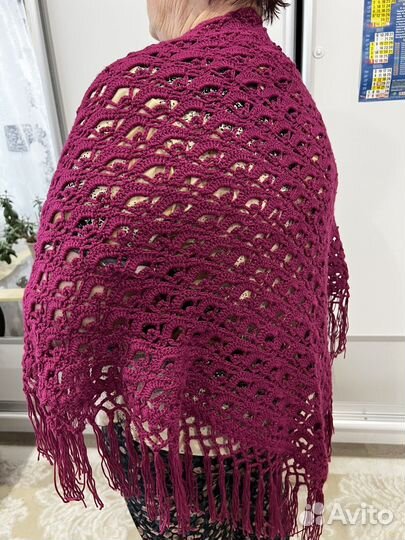 Шаль ручной работы