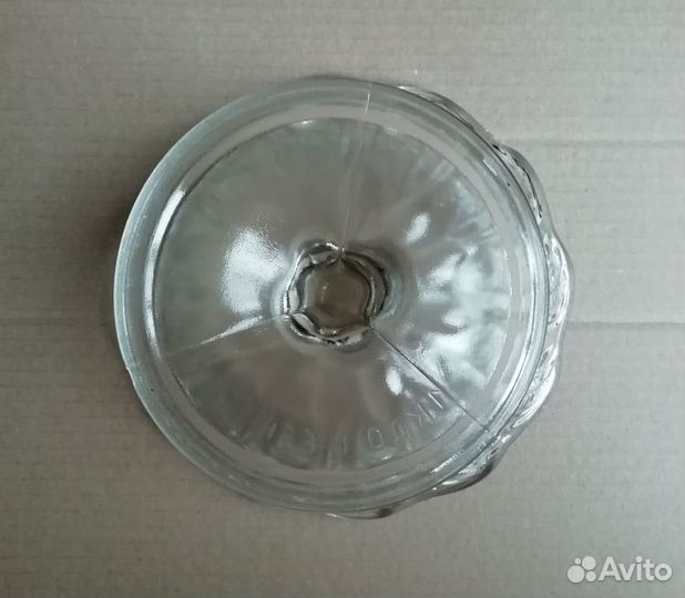 Ваза фруктовница клеймо 1кдо стекло СССР 50-е годы