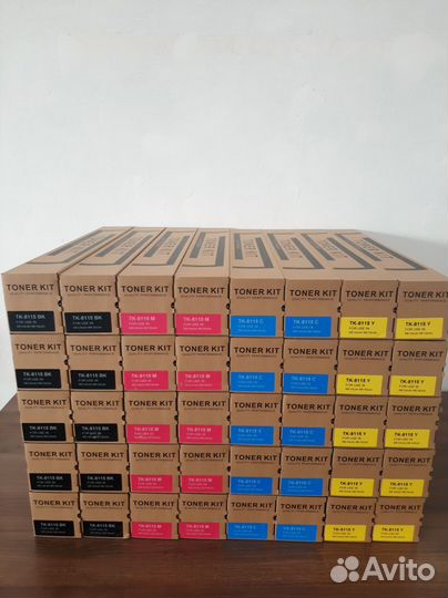 Совместимые тонер-картриджи cmyk для Kyocera