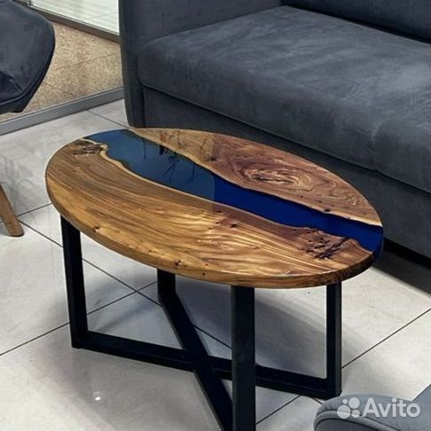 Стол из эпоксидной смолы, журнальный стол из смолы