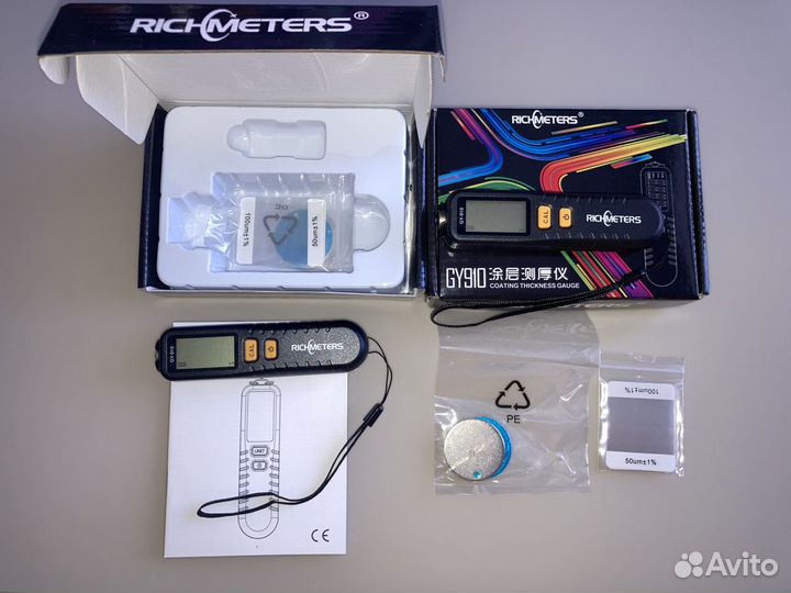 Толщиномер лкп краскомер GY910