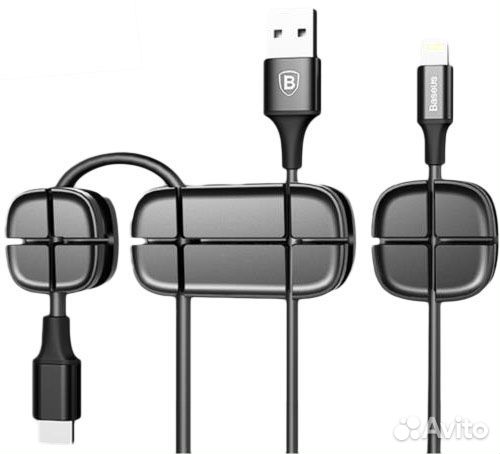 Держатель для проводов Baseus Cross Cable Clip