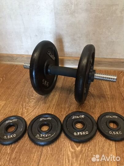 Гантеля разборная