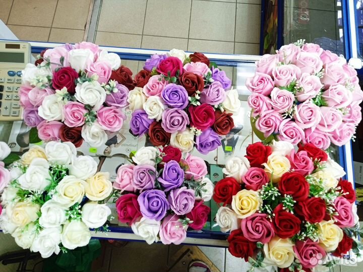 Мыльные розы букеты