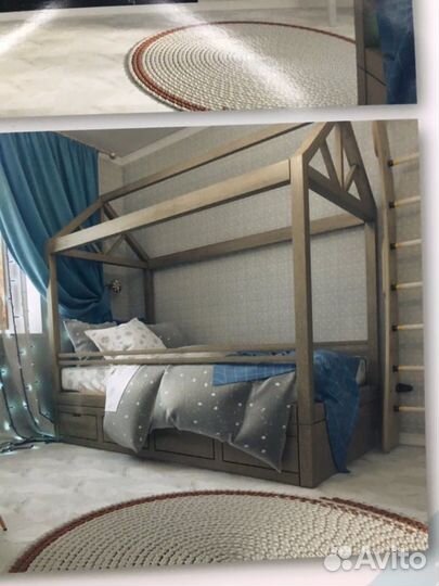 Кроватка детская домик