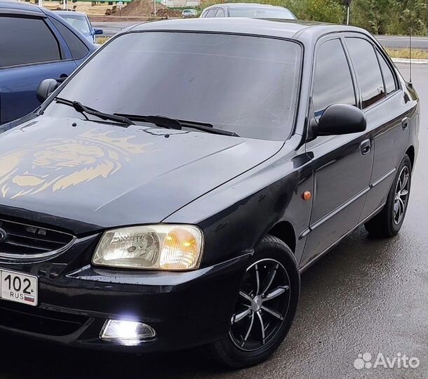 Птф led Хундай Акцент