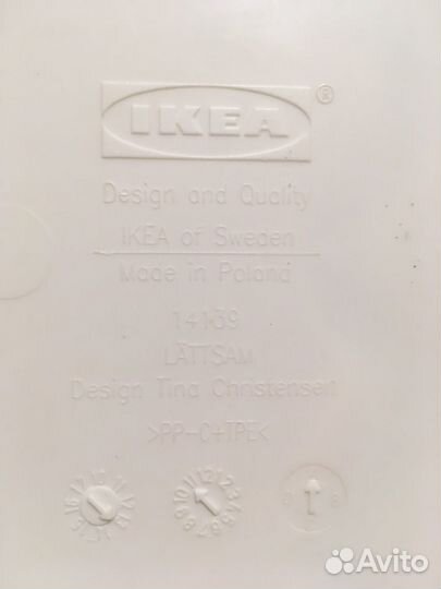 Ванночка для купания малышей IKEA Лэтсам