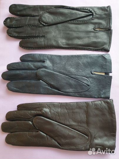 Перчатки женские и мужские натуральная кожа