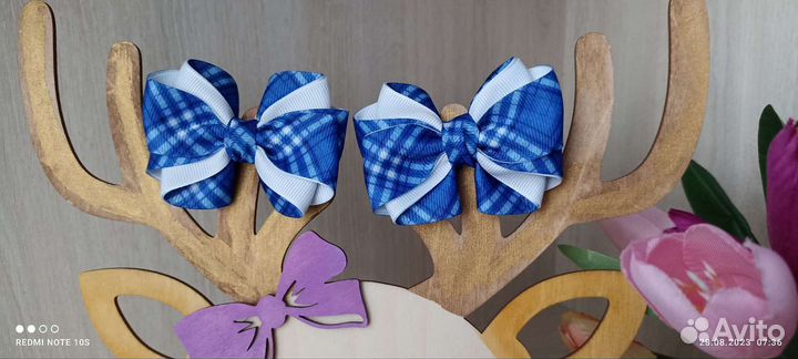 Бант Резинка Заколка для волос