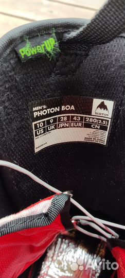 Сноубордические ботинки Burton photon boa 43