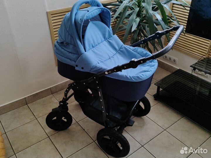 Коляска-люлька Sevillababy Mirra Голубой-Синий