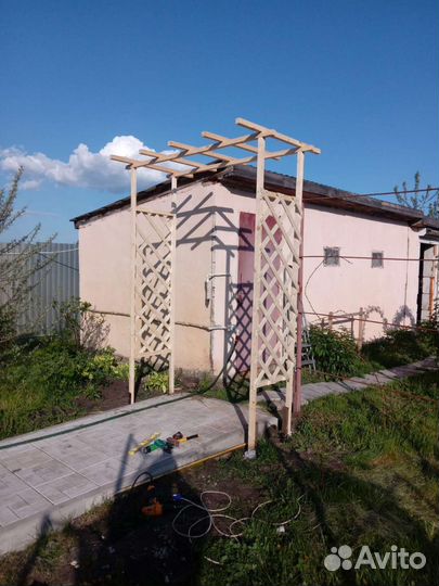 Арка садовая-пергола