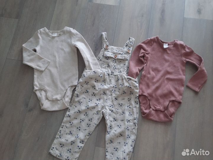 Вещи пакетом zara,H&M и др 86-92