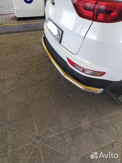 Защита заднего бампера