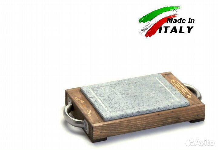 Сковорода гриль Bisetti 99273T мясо овощи на камне