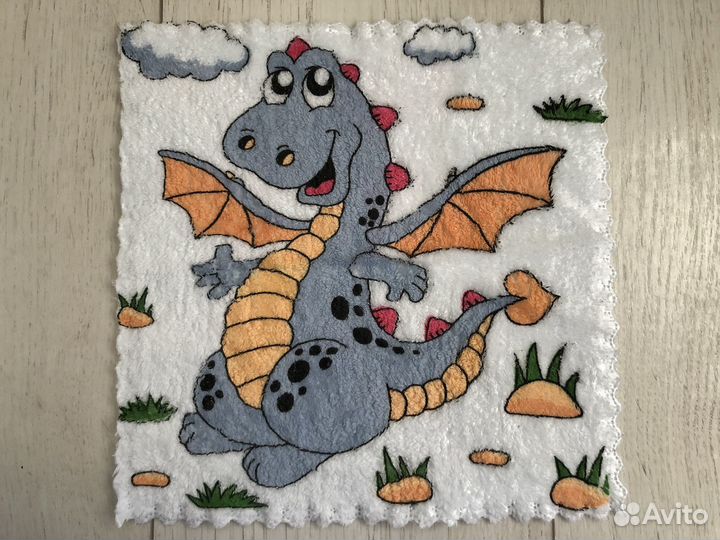 Полотенце новогоднее Дракон