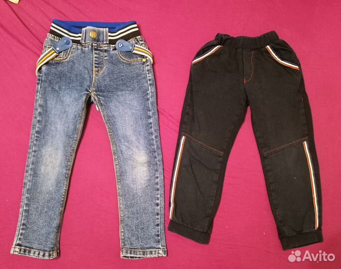 Джинсы пакетом 104-110