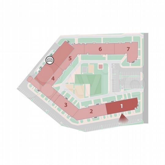 Квартира-студия, 24,3 м², 9/12 эт.