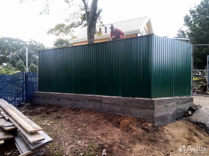 Установка заборов, ворот и калиток