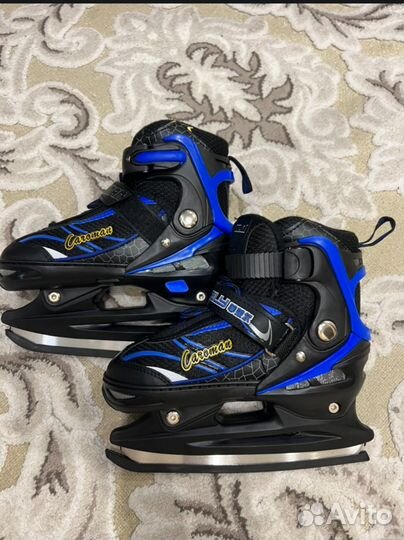 Коньки детские раздвижные 32-35