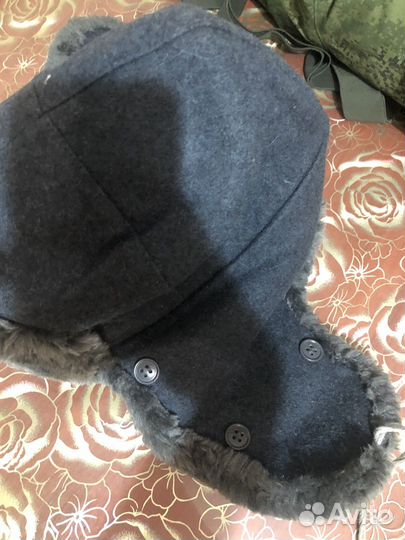 Шапка ушанка военная