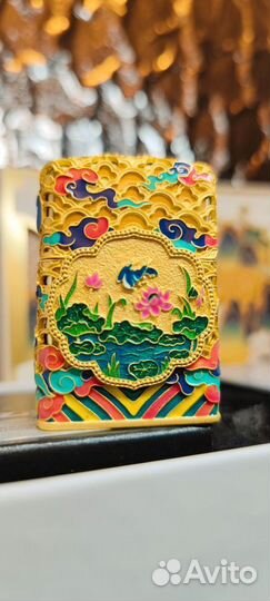 Zippo Позолоченная поверхность