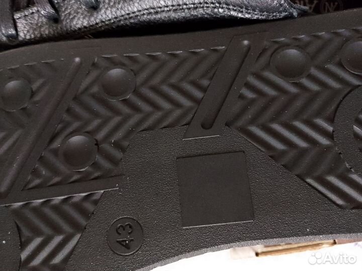 Полуботинки кожаные 43